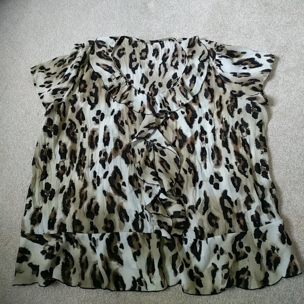 Cheetah Worthington Blouse